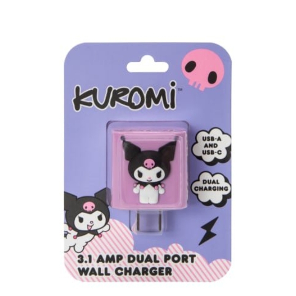 Dual Port Wall Charger - Kuromi